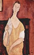Amedeo Modigliani Woman with a Fan oil